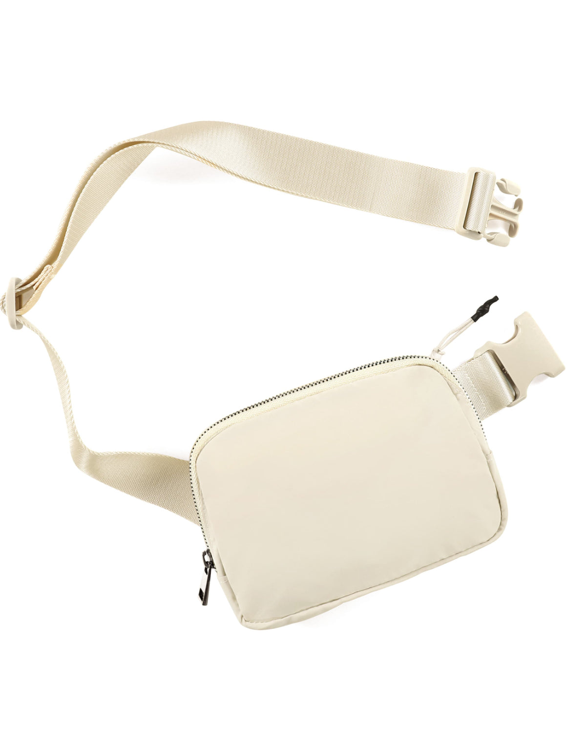 Unisex Mini Belt Bag Ivory 8" x 2" x 5.5" - ododos