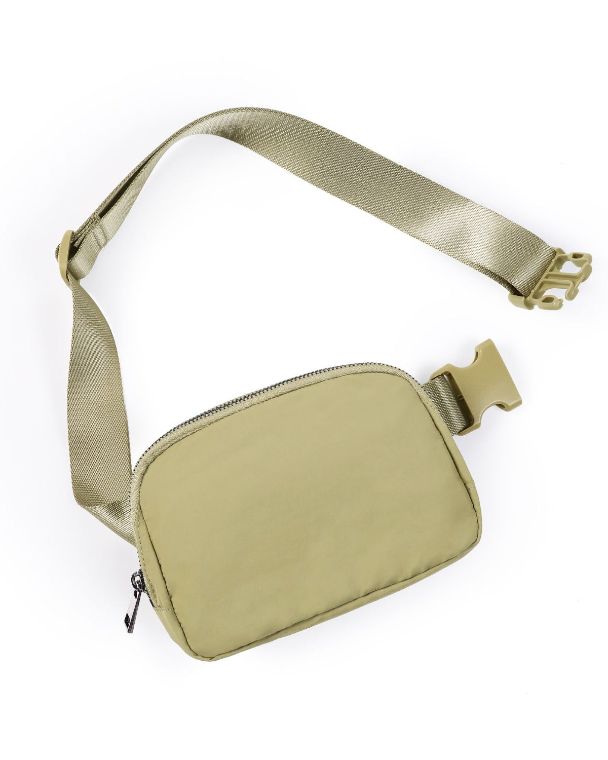 Unisex Mini Belt Bag Khaki Green 8" x 2" x 5.5" - ododos