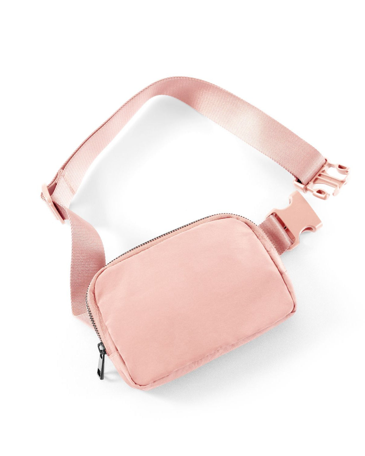 Unisex Mini Belt Bag Light Pink 8" x 2" x 5.5" - ododos