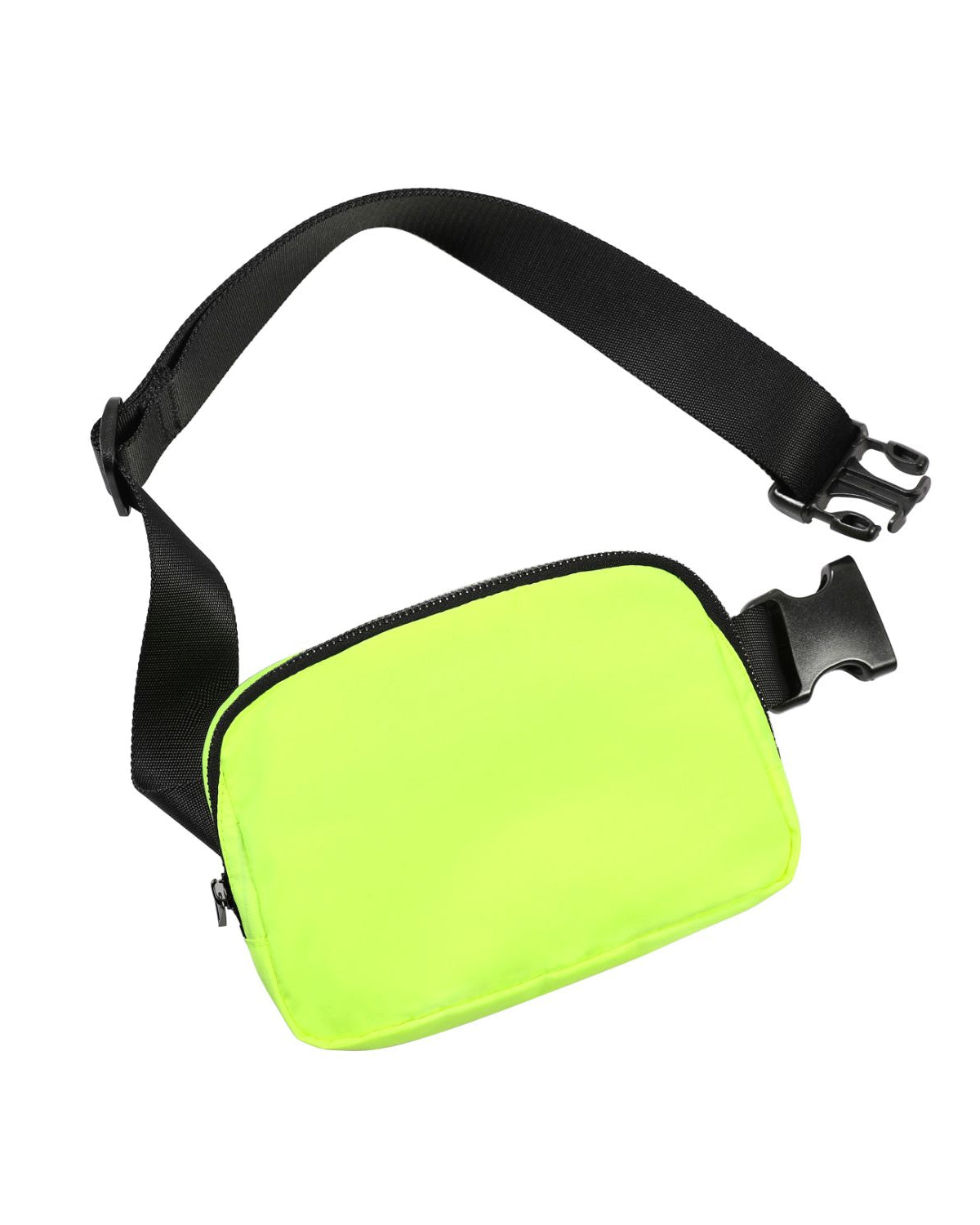 Unisex Mini Belt Bag Neon Green 8" x 2" x 5.5" - ododos