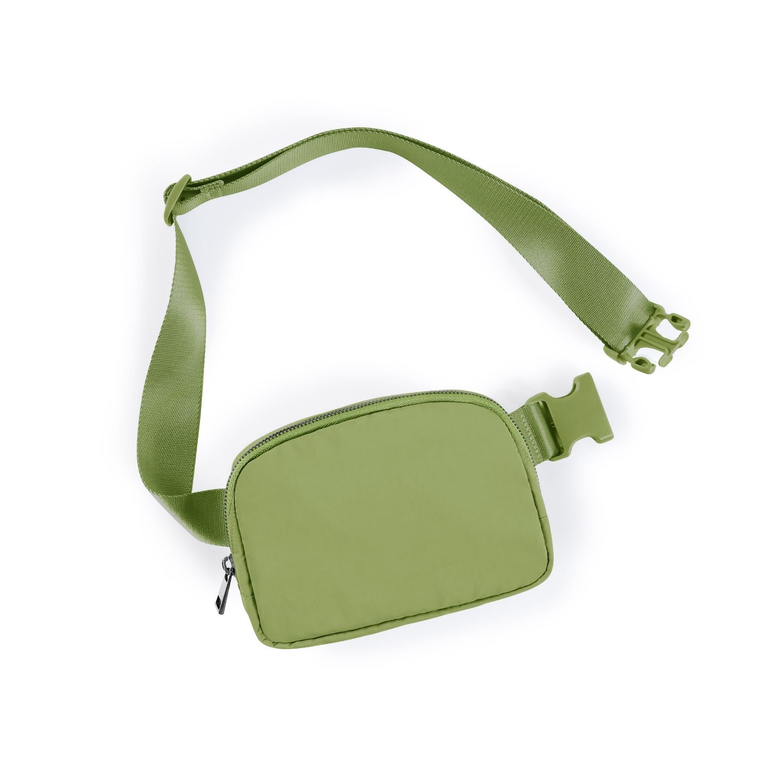 Unisex Mini Belt Bag Olive 8" x 2" x 5.5" - ododos