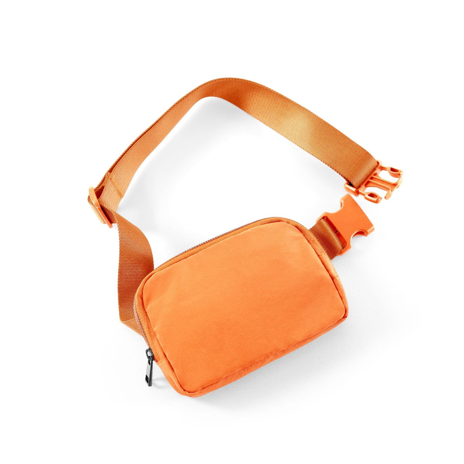 Unisex Mini Belt Bag with Adjustable Strap Orange 8" x 2" x 5.5" - ododos