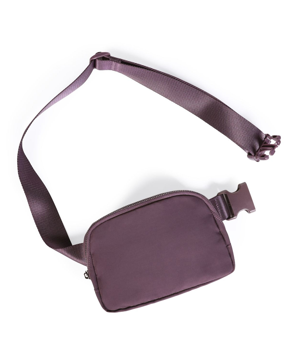 Unisex Mini Belt Bag Plum 8" x 2" x 5.5" - ododos