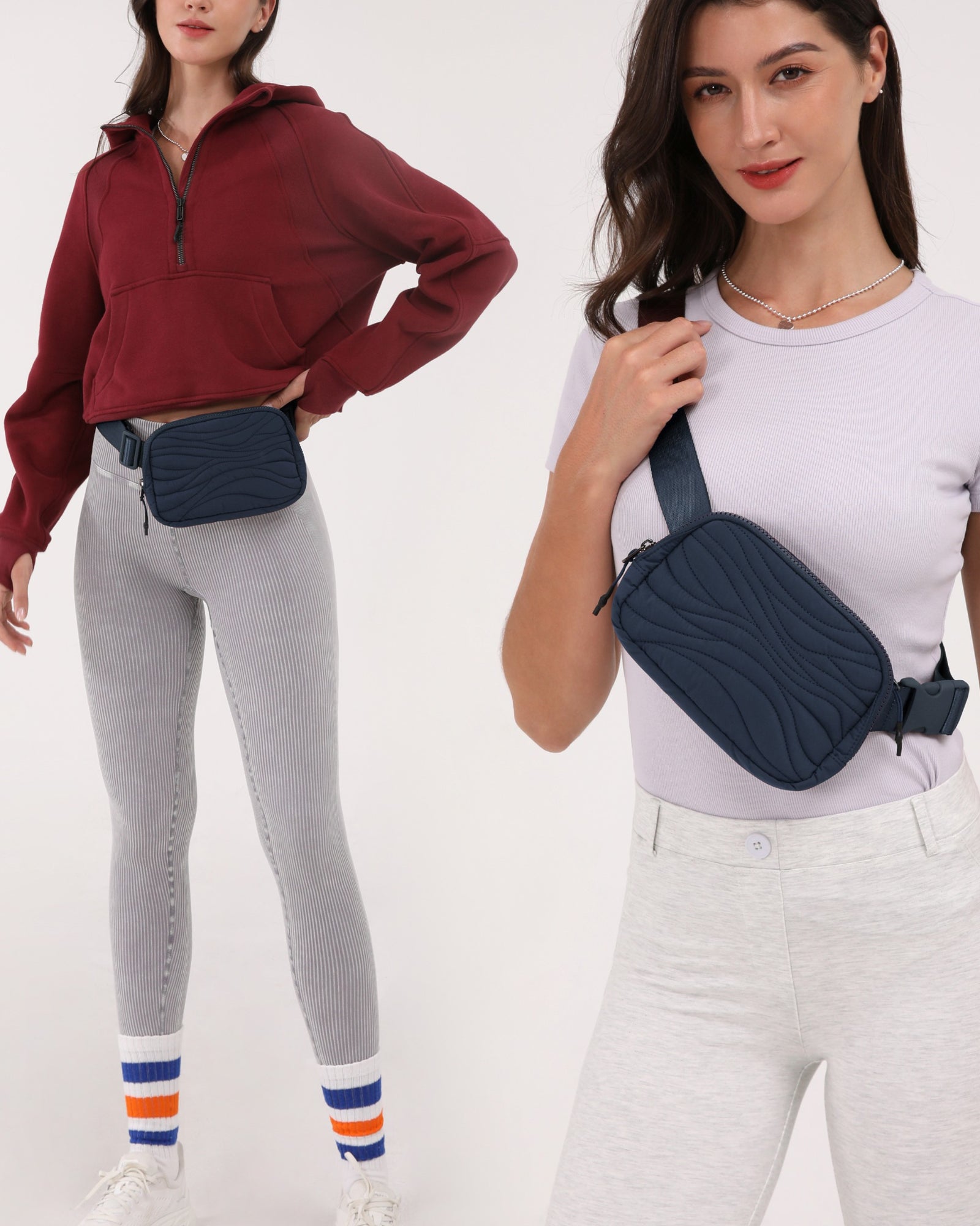 Quilted Designer Mini Belt Bag - ododos