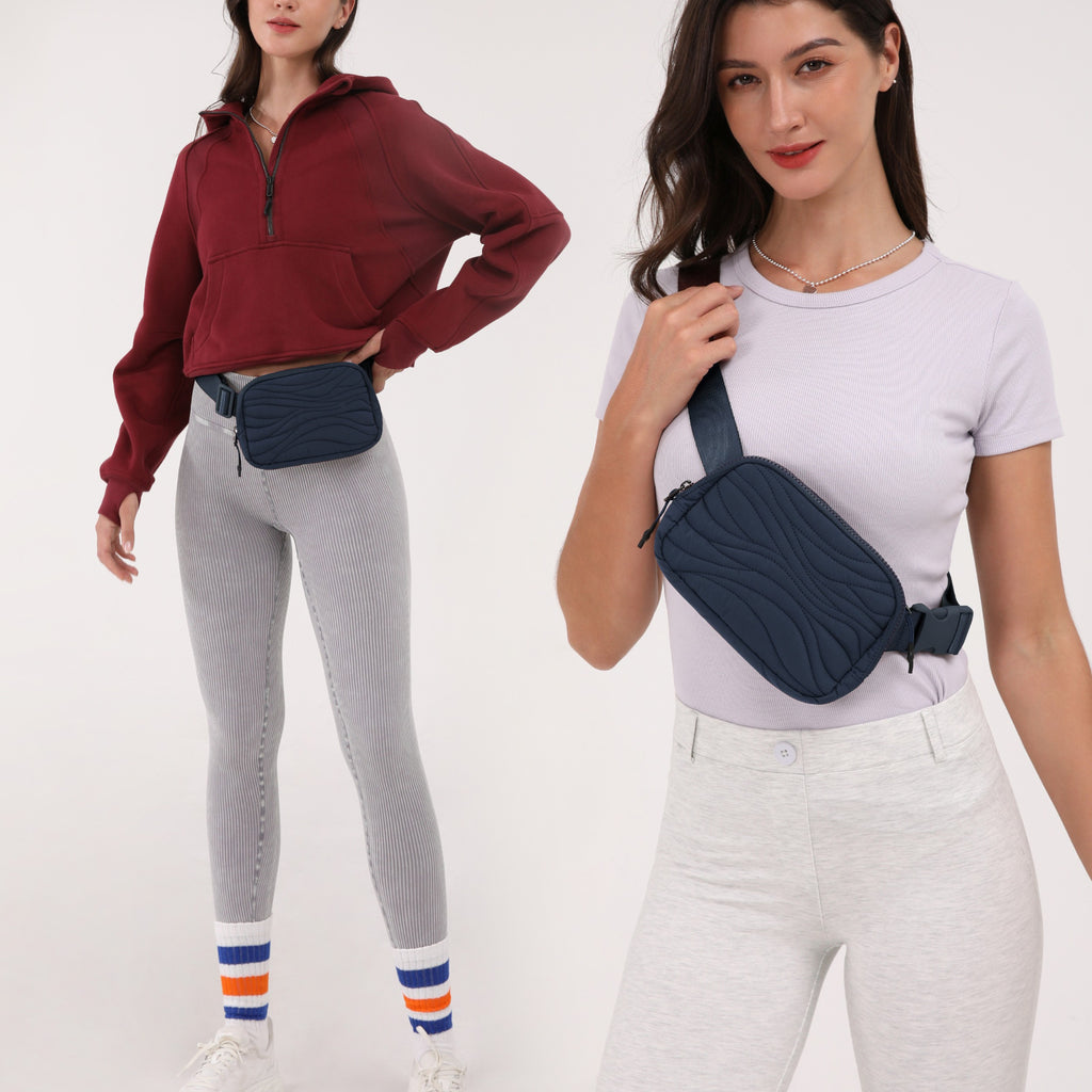  Quilted Designer Mini Belt Bag - ododos
