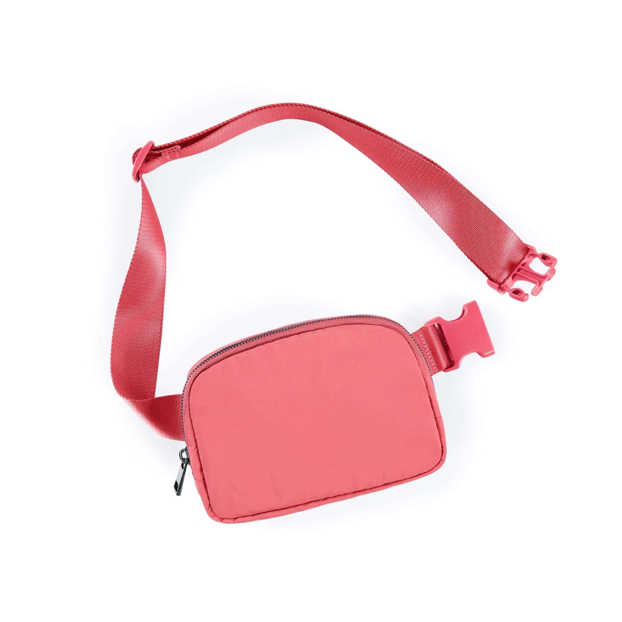 Unisex Mini Belt Bag Raspberry 8" x 2" x 5.5" - ododos