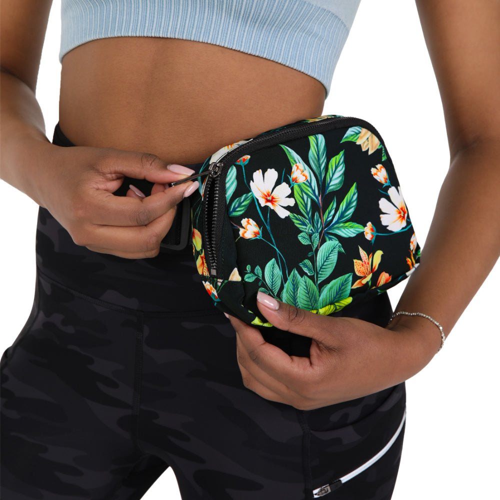 Trendy Patterned Mini Belt Bag - ododos