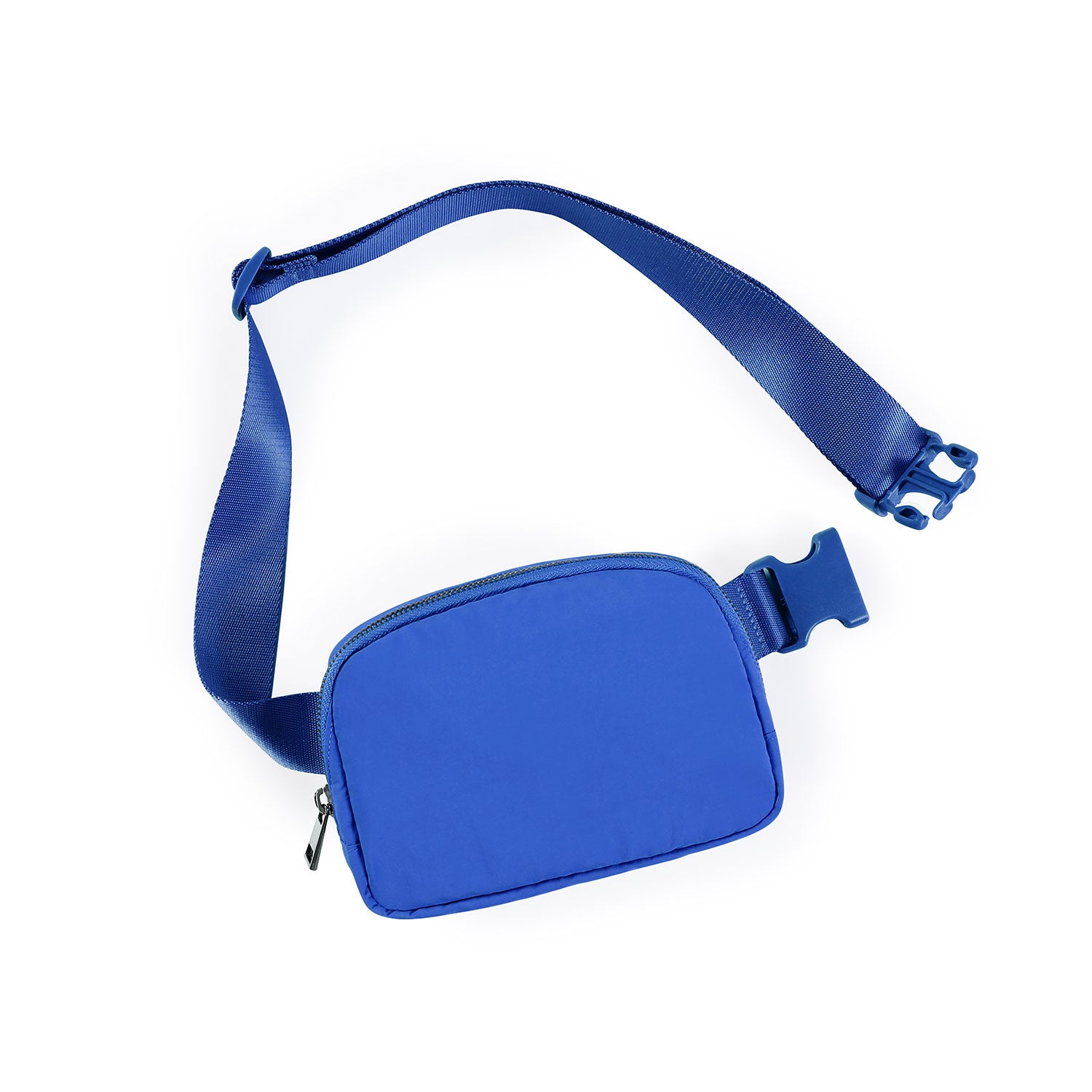 Unisex Mini Belt Bag with Adjustable Strap Wild Blue 8" x 2" x 5.5" - ododos