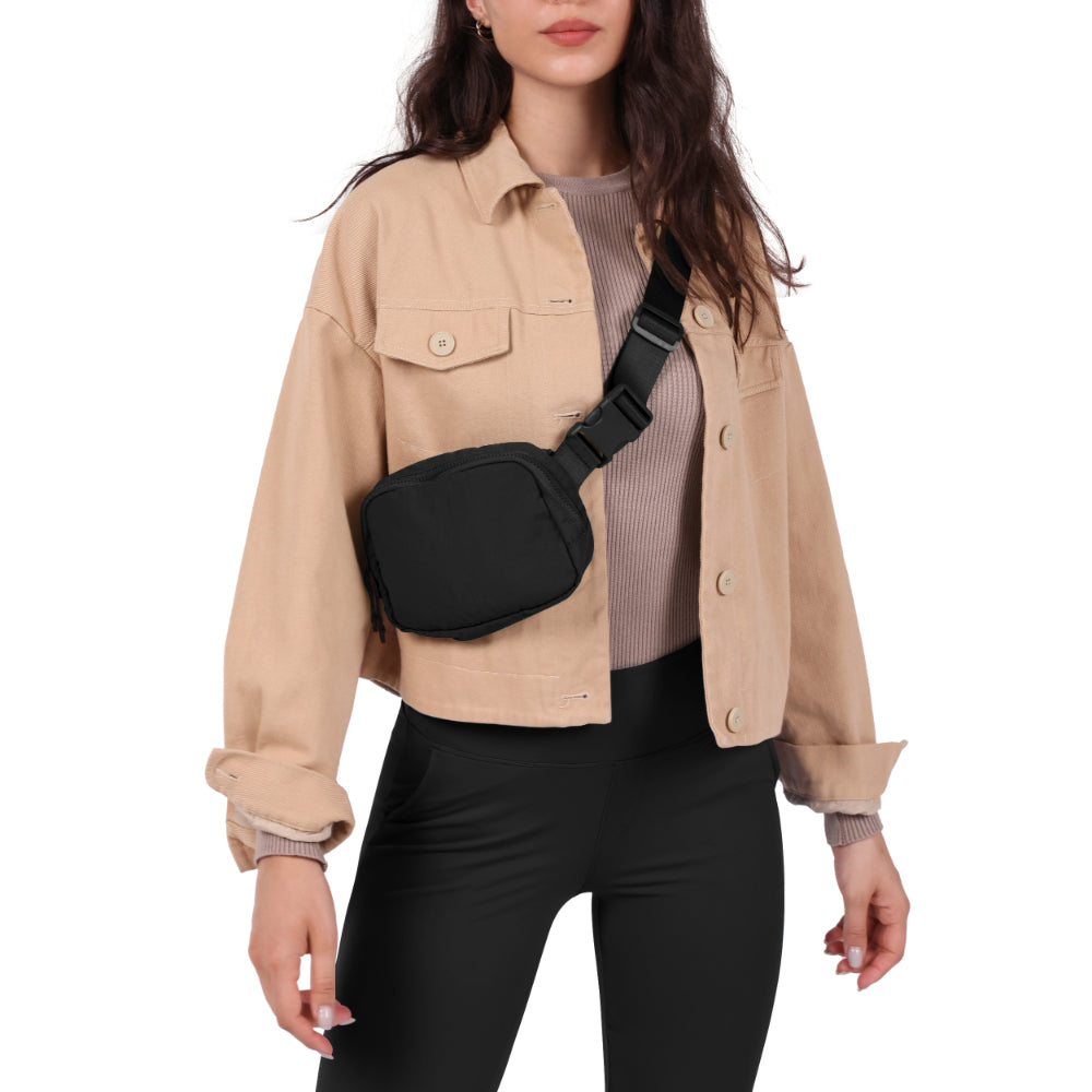  2-Way Zipper Unisex Belt Bag - ododos