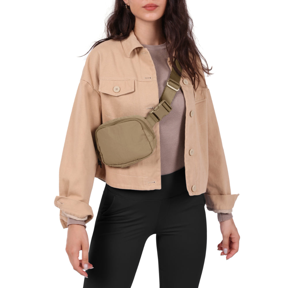  2-Way Zipper Unisex Belt Bag - ododos