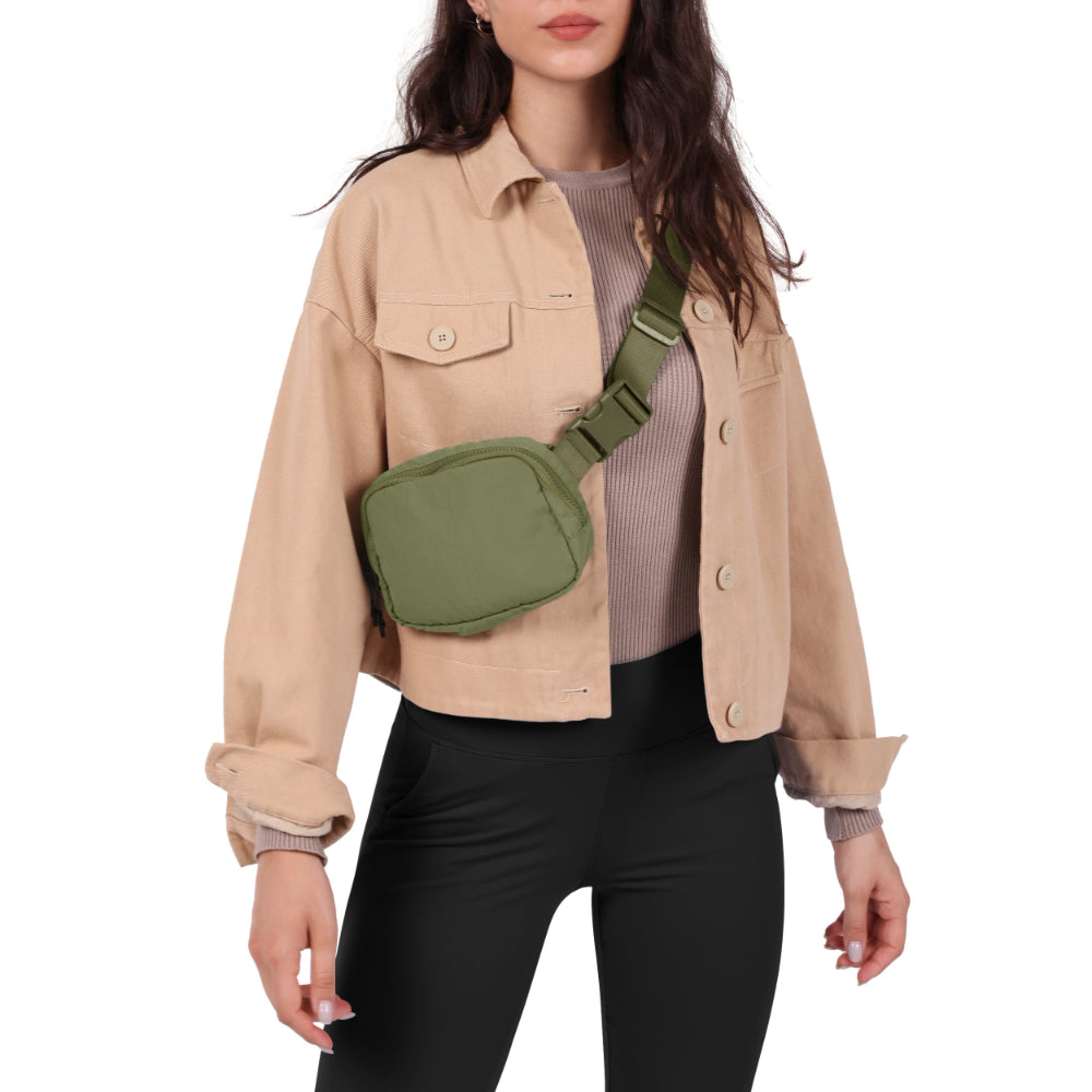  2-Way Zipper Unisex Belt Bag - ododos