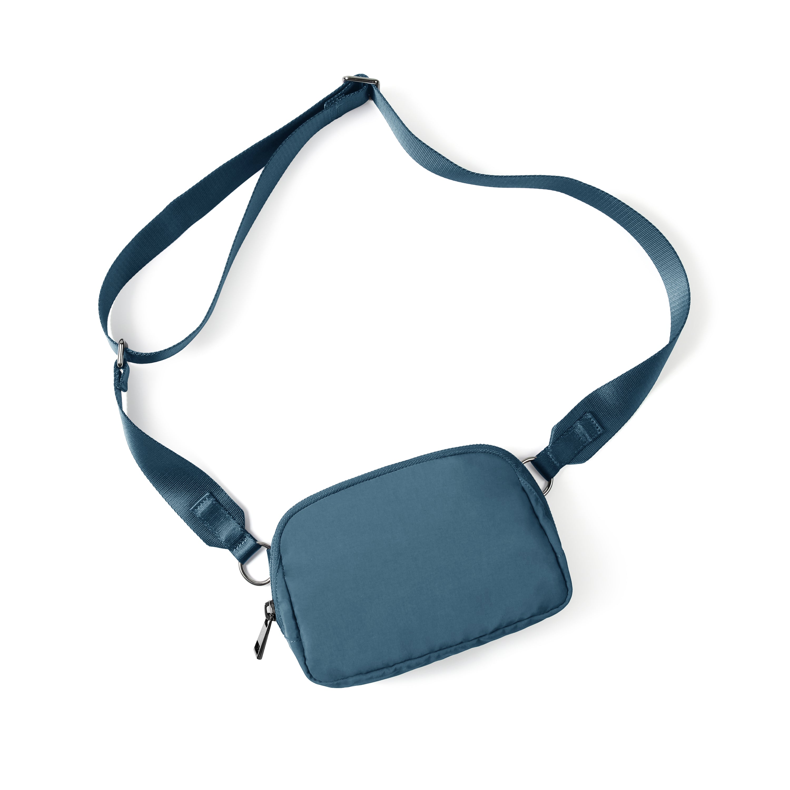 Unisex Mini Crossbody Bag Blue 8" x 2" x 5.5" - ododos