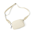 Unisex Mini Crossbody Bag Ivory 8" x 2" x 5.5" - ododos