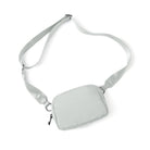 Unisex Mini Crossbody Bag Light Grey 8" x 2" x 5.5" - ododos