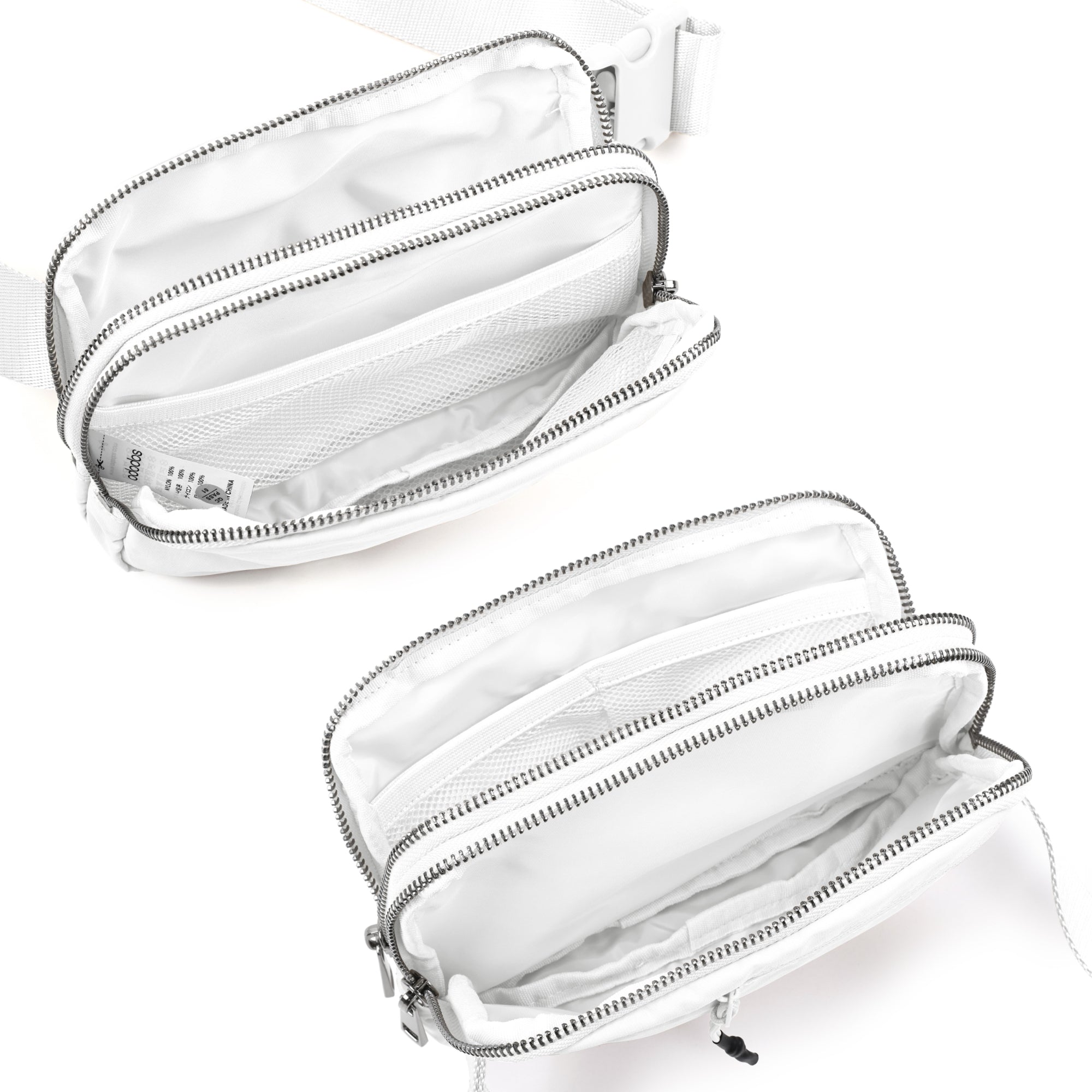  Double Zip Mini Belt Bag - ododos