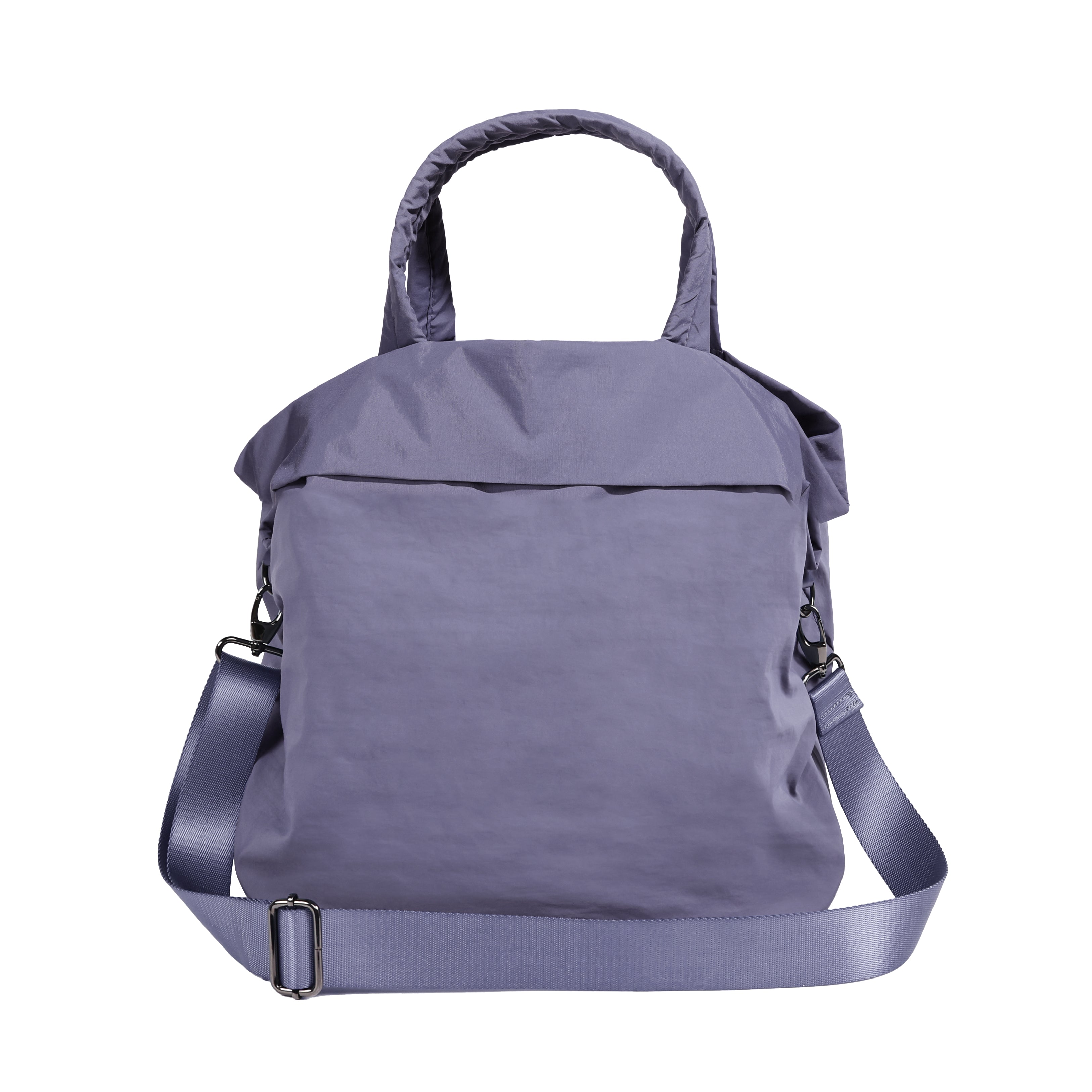 19L Travel Tote with 2 Straps Dark Lavender 14.5" x 13" x 9" - ododos