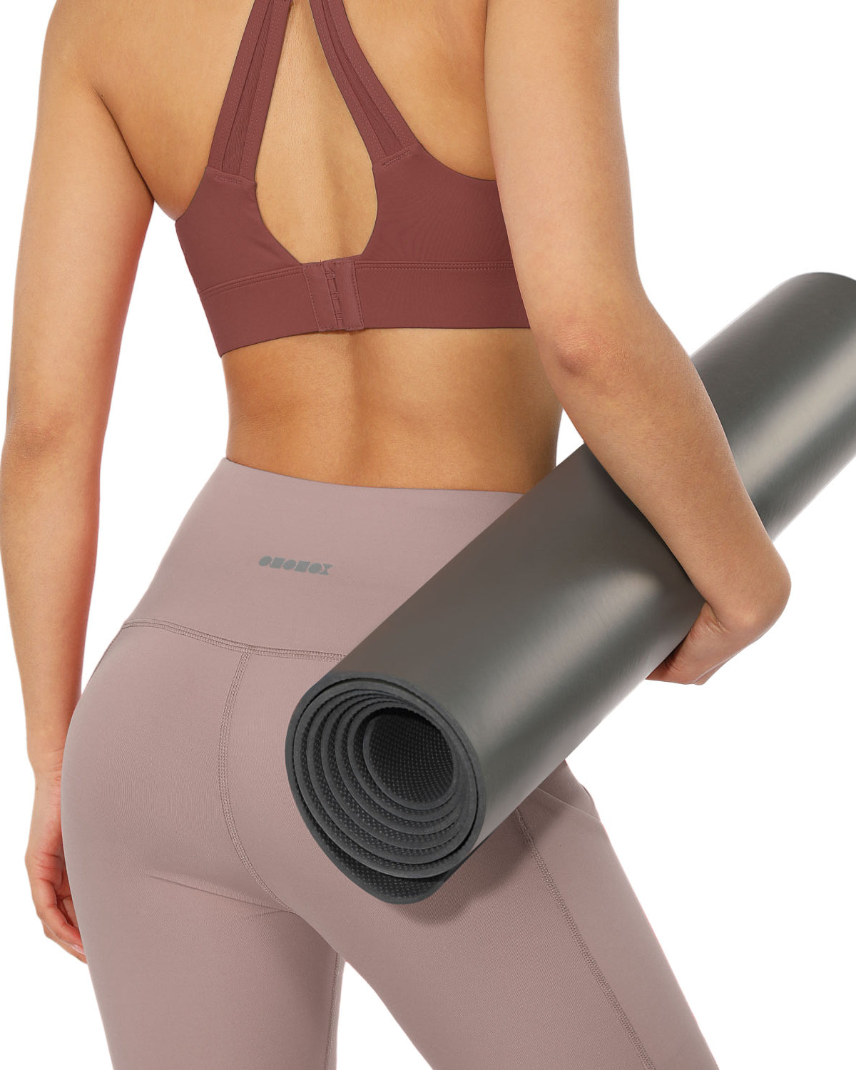 Eco Friendly PU Yoga Mat Gray 5mm - ododos