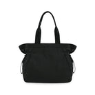 18L Side-Cinch Shopper Tote Bags Black 14" x 16" x 4.5" - ododos