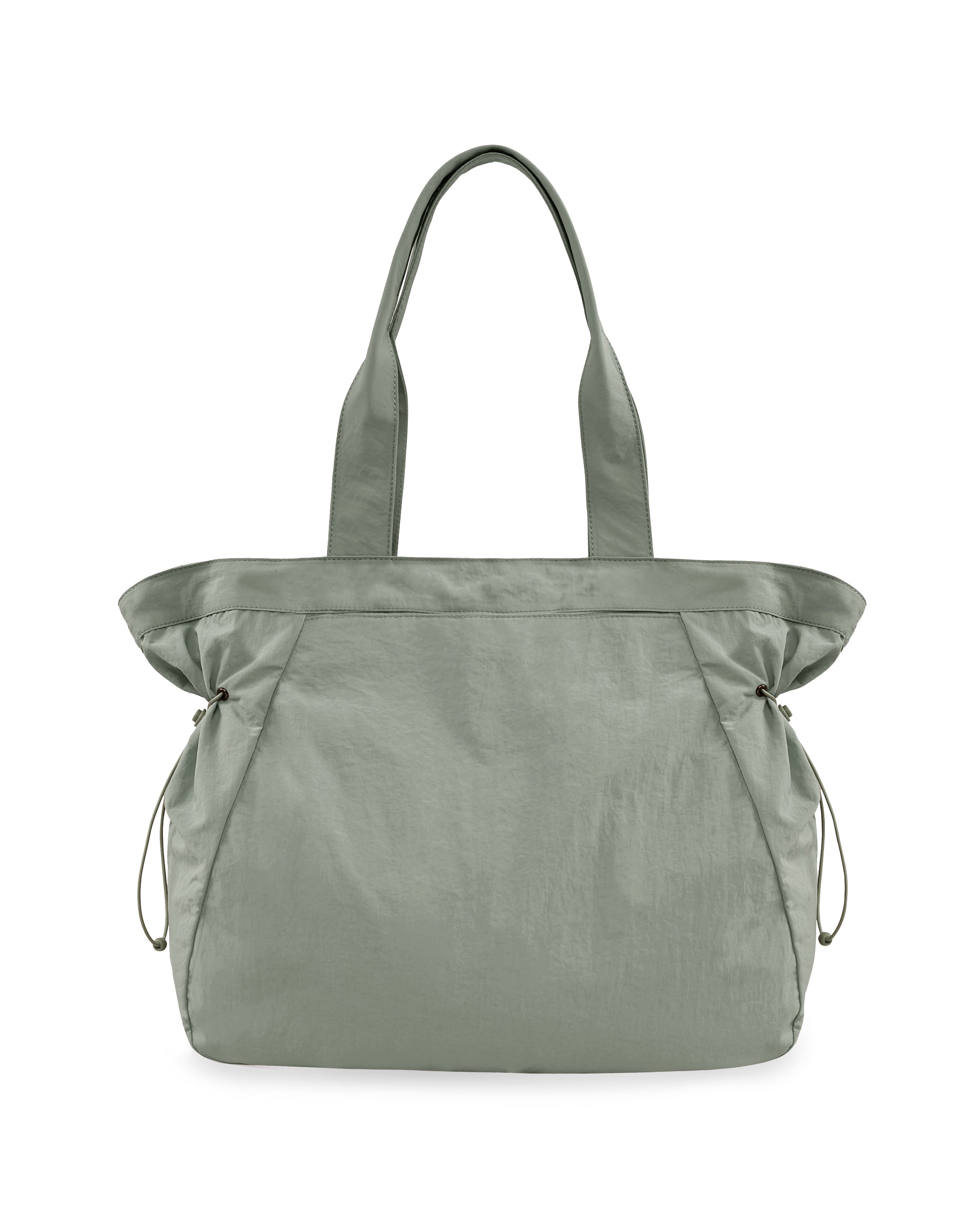 18L Side-Cinch Shopper Tote Bags Grey 14" x 16" x 4.5" - ododos