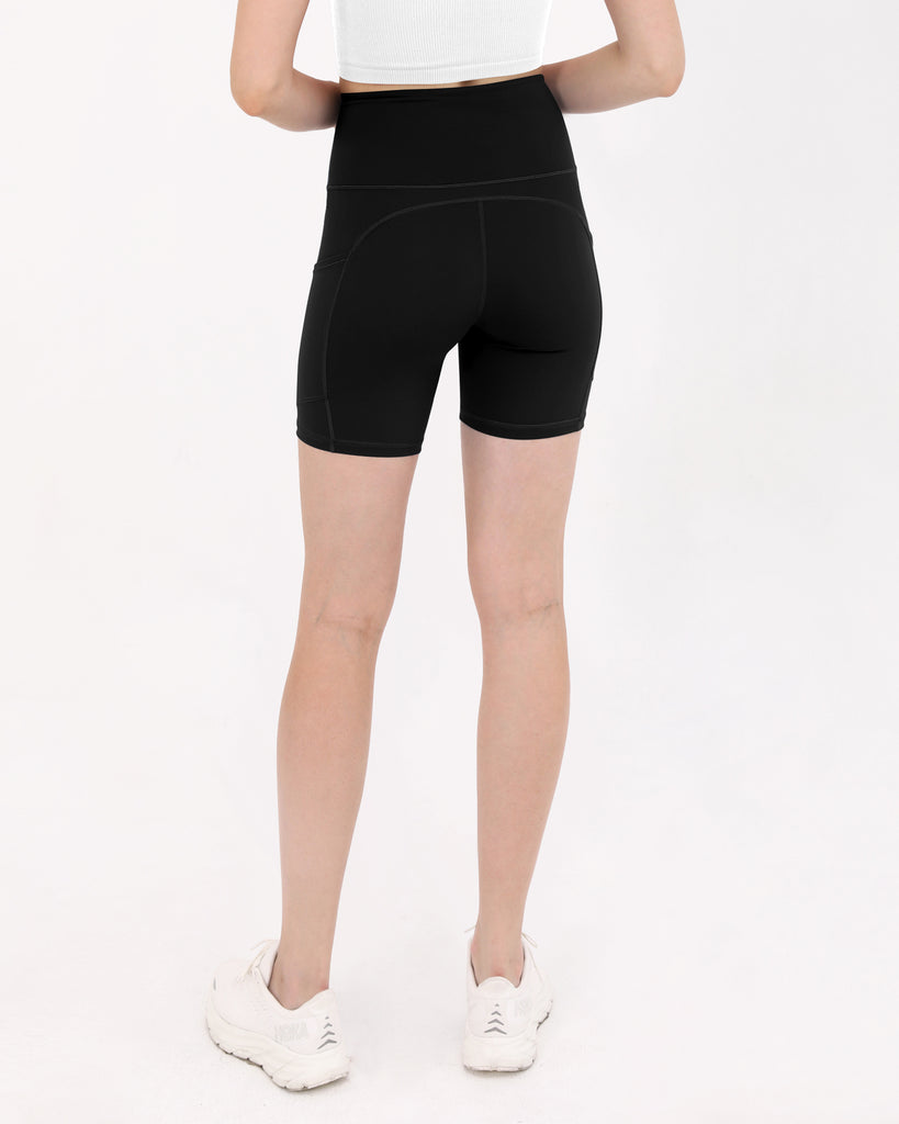  High Waist Soft Yoga Biker Shorts - ododos