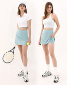 High Waist Tennis Skorts with Pockets - ododos