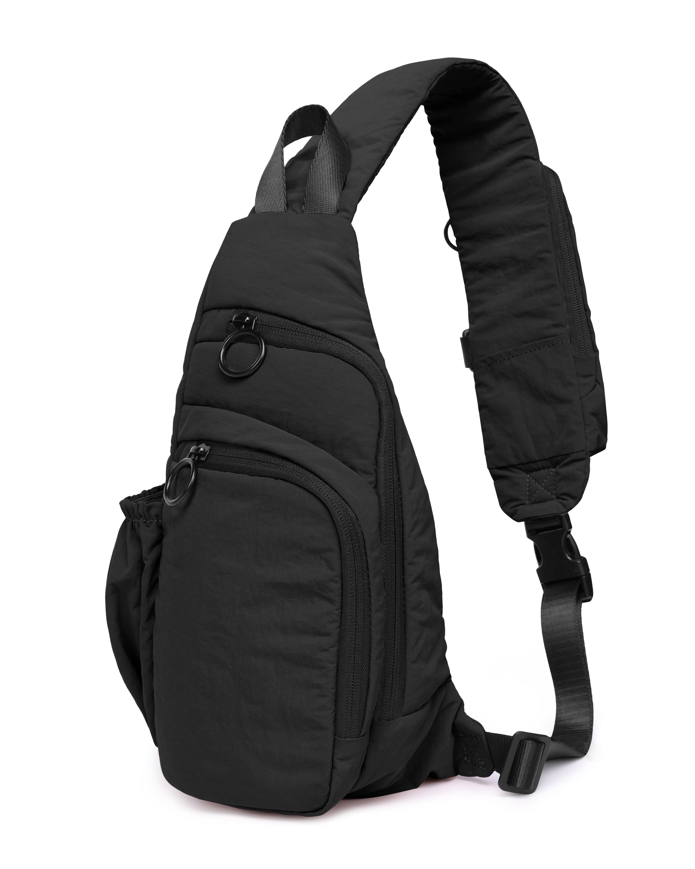 Crossbody Lightweight Sling Bag Black - ododos