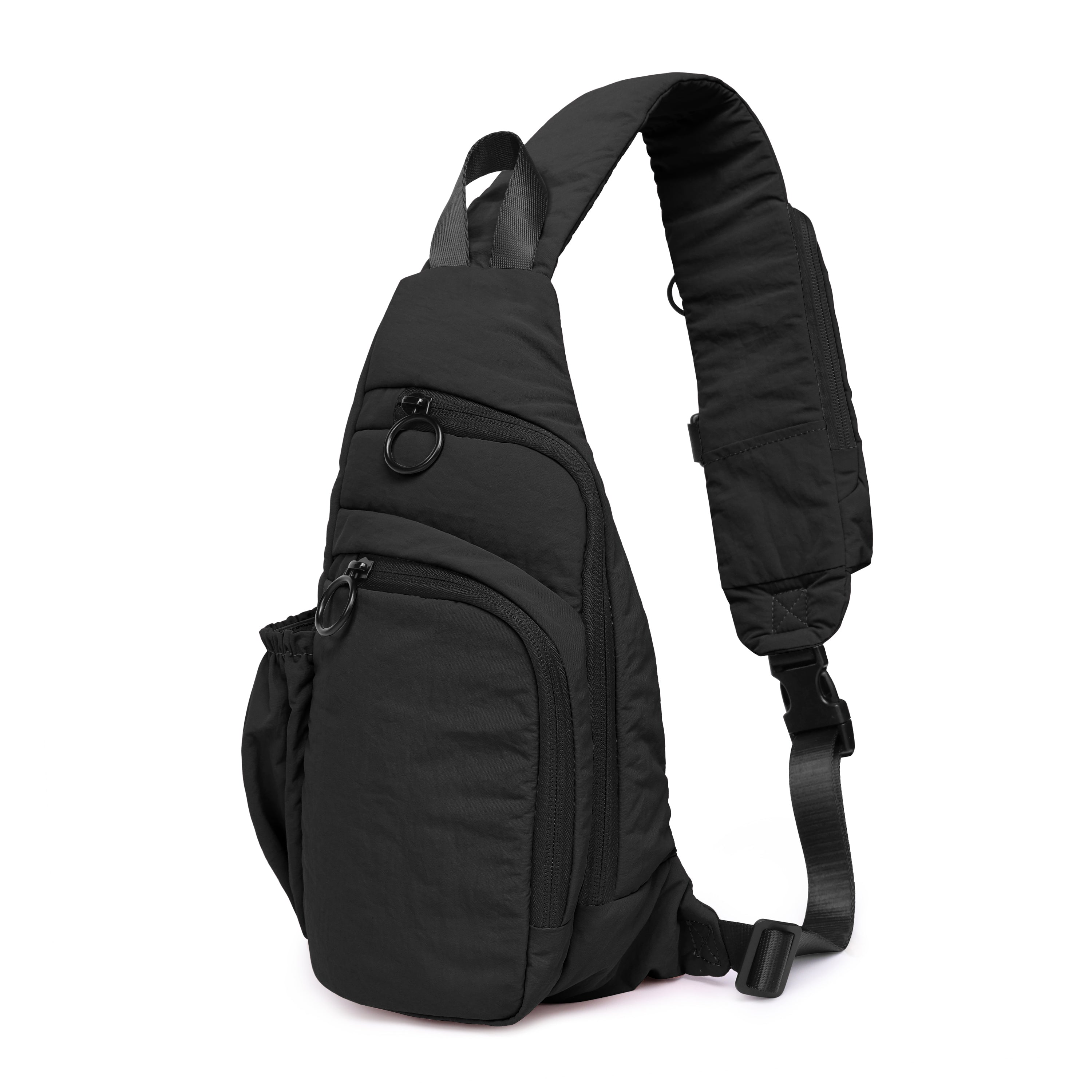 Crossbody Lightweight Sling Bag Black - ododos