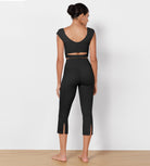 High Waisted Split-Hem Bootcut Lounge Yoga Pants - ododos