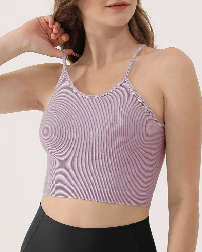  2-Pack Rib-Knit Crop Tank Tops - ododos