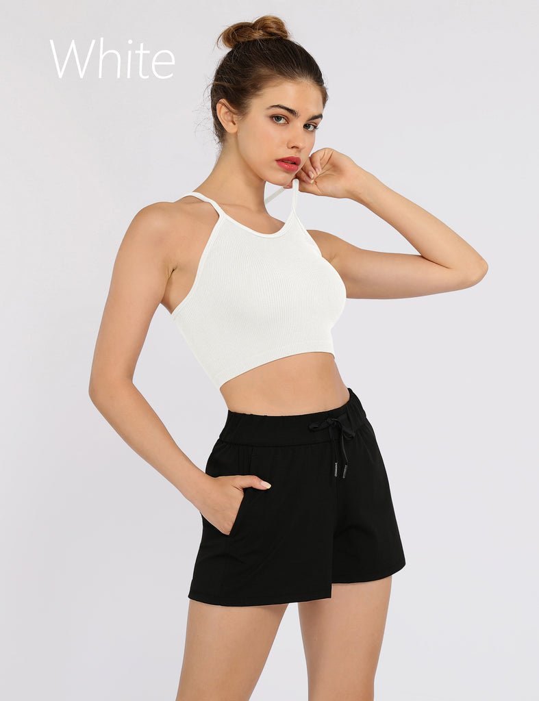 3-Pack Seamless Ribbed Crop Camisole - ododos