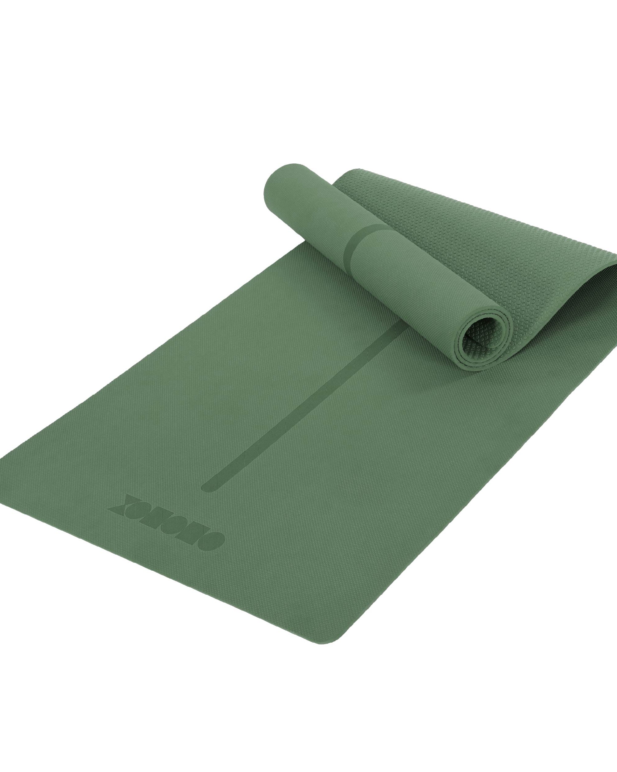 Eco-friendly TPE non-slip sports fitness yoga mat Army - ododos