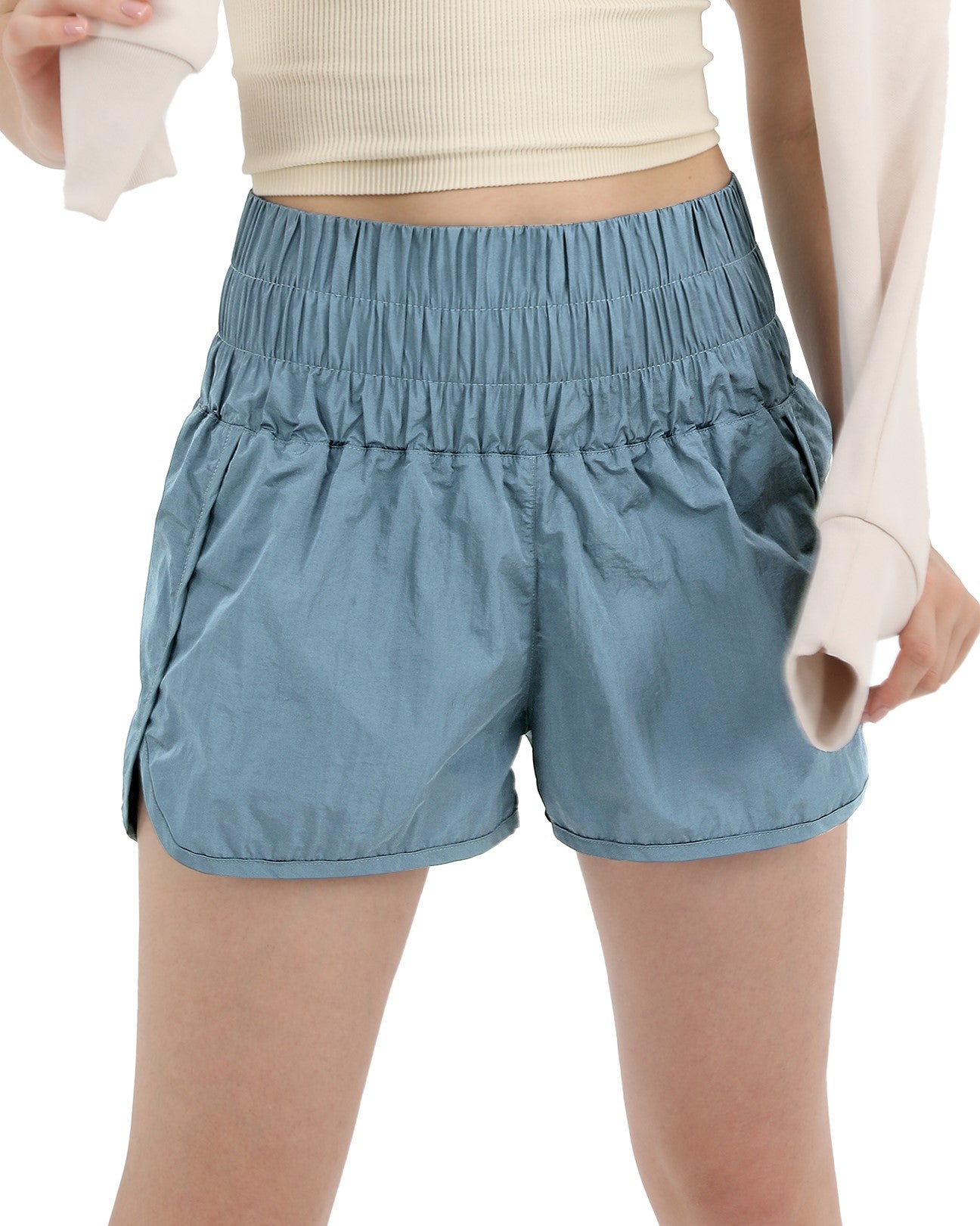 Go to Athletic Shorts-No Liner Blue Spruce - ododos