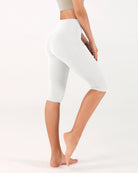 High Waist Knee Length Cropped Leggings - ododos